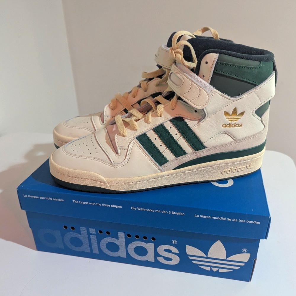 Adidas Forum 84 Off White Team Dark Green